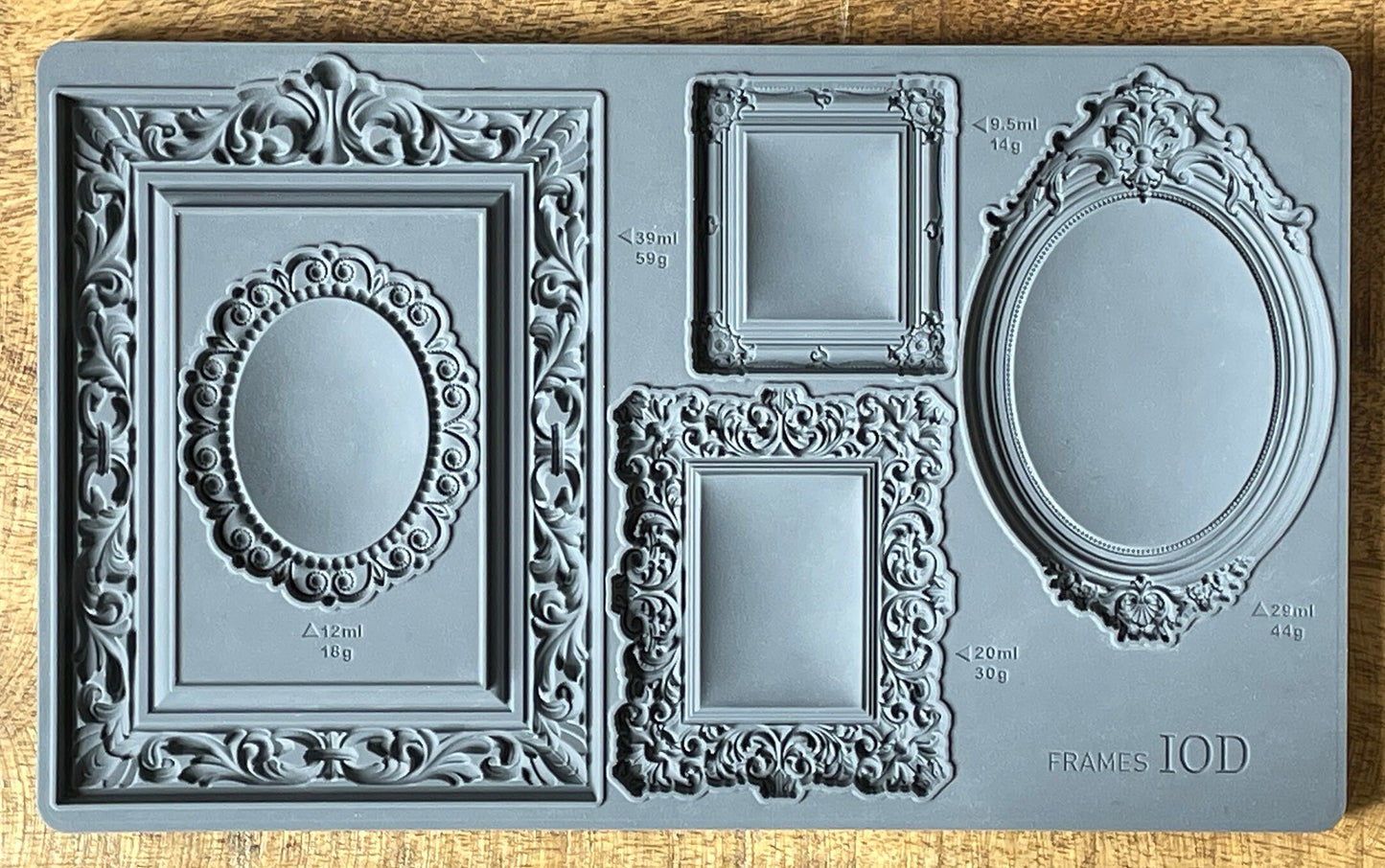 Frames IOD décor mould 6 x 10 - by Iron Orchid Designs