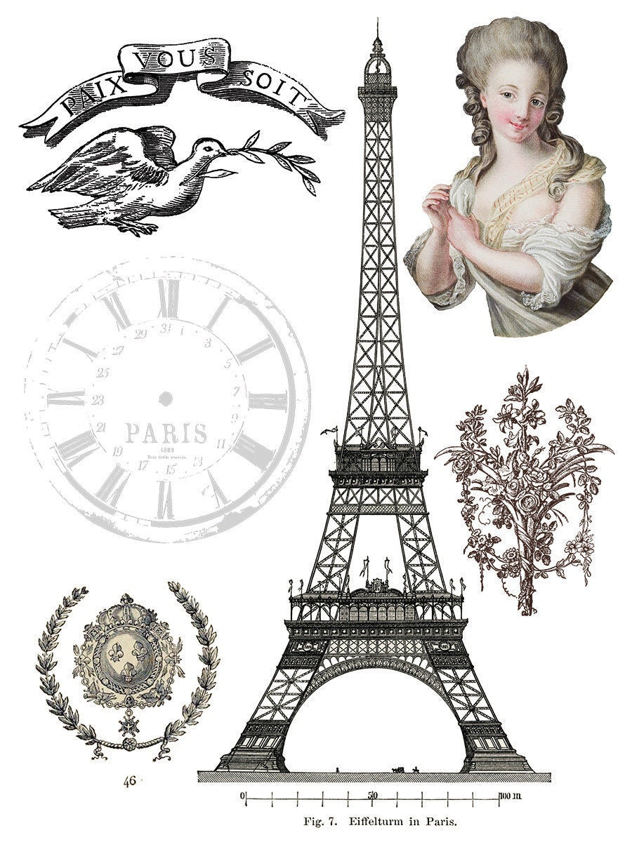 IOD transfer Brocante transfer pad with (8) 12 X 16 Sheets by Iron Orchid Designs Furniture transfer decal
