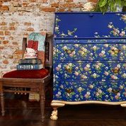 Floral Chintz IOD Paint Inlay by Iron Orchid Design