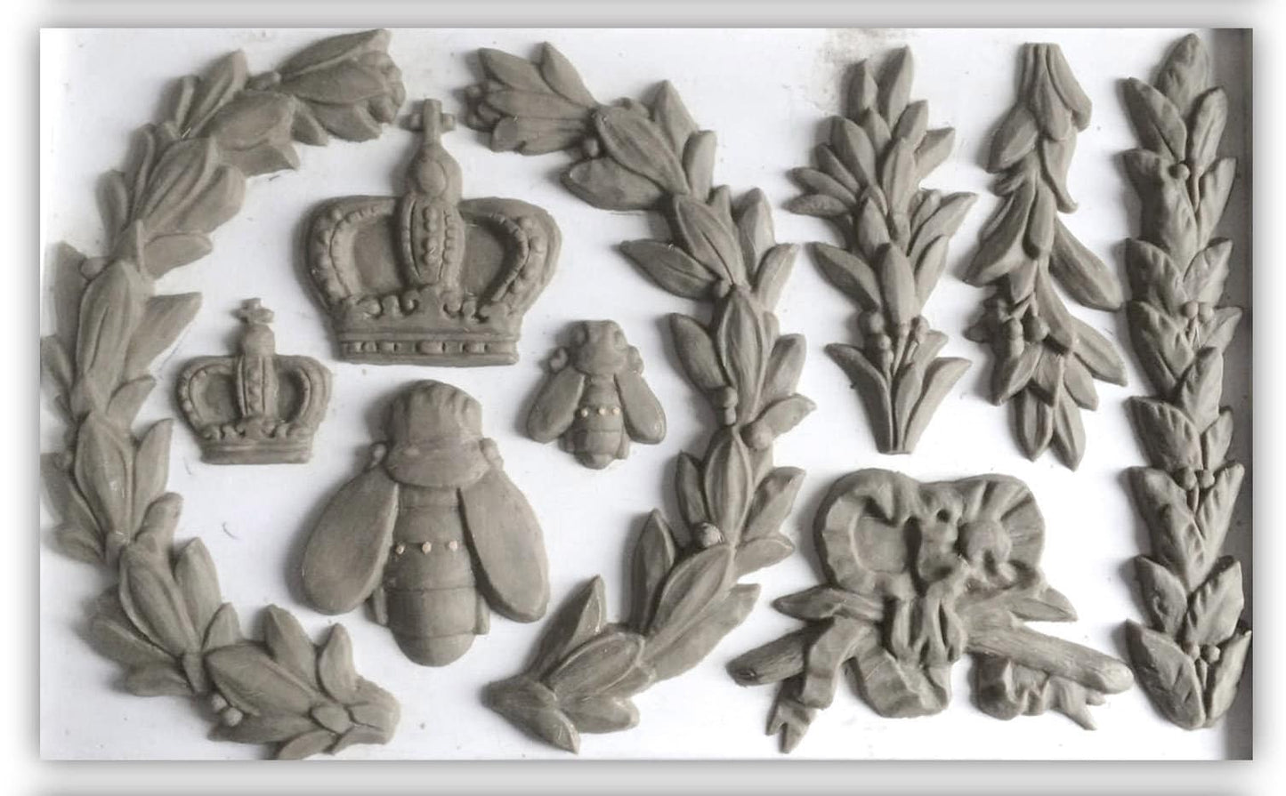 Laurel IOD decor mould 6 x 10 - by Iron Orchid Designs