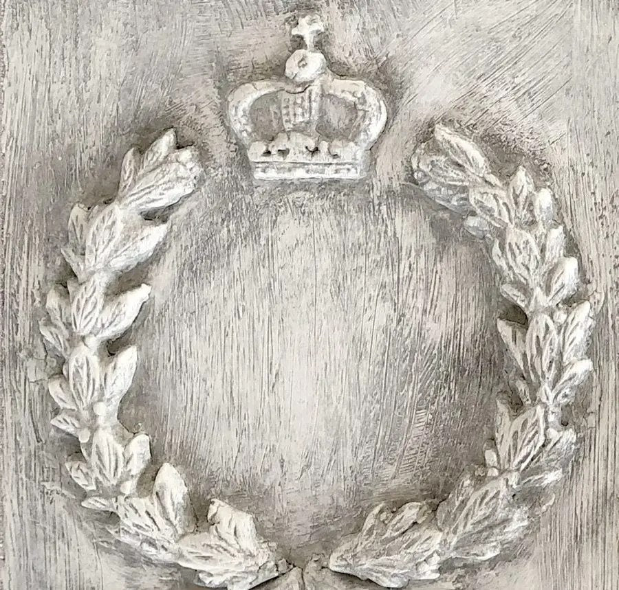 Laurel IOD decor mould 6 x 10 - by Iron Orchid Designs