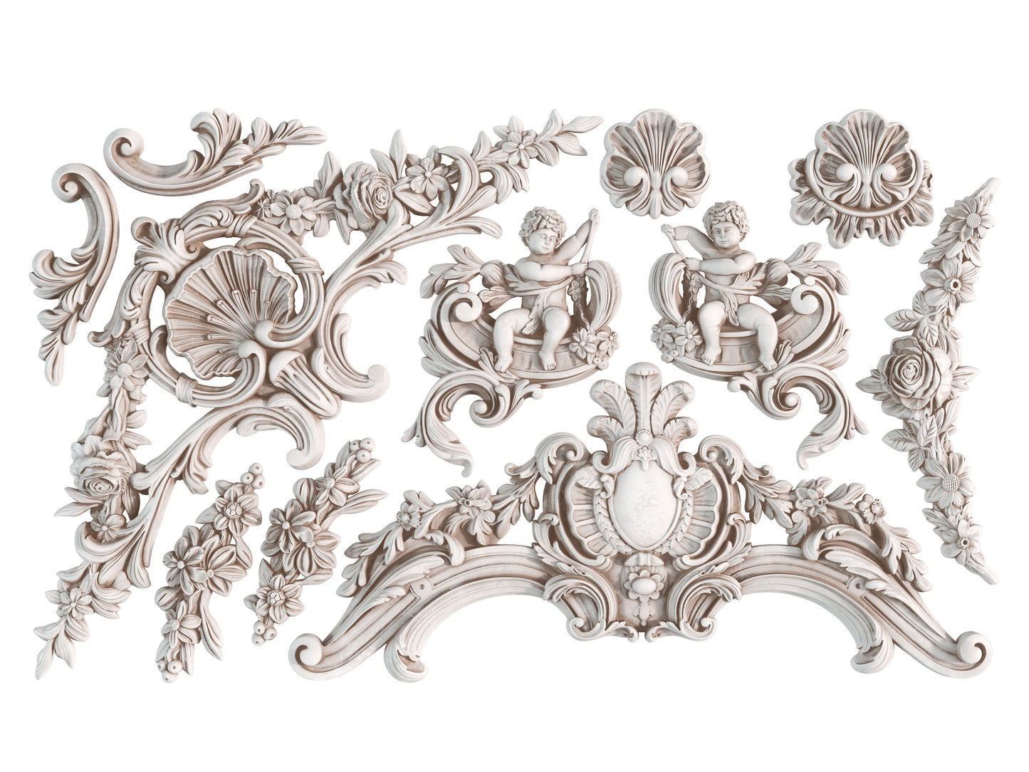 Cadré IOD décor mould 6 x 10 - by Iron Orchid Designs - New Release