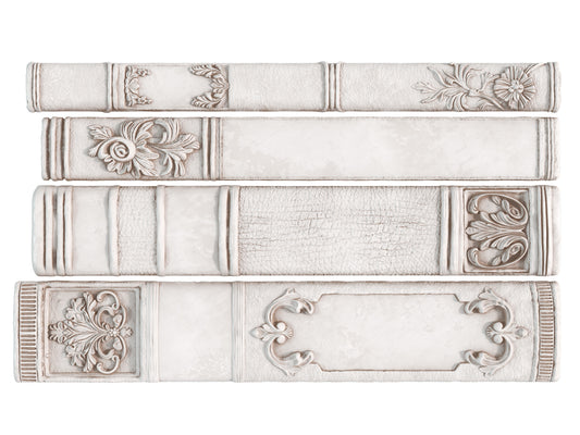 Bookish IOD décor mould 6 x 10 - by Iron Orchid Designs - New Release (Copy)