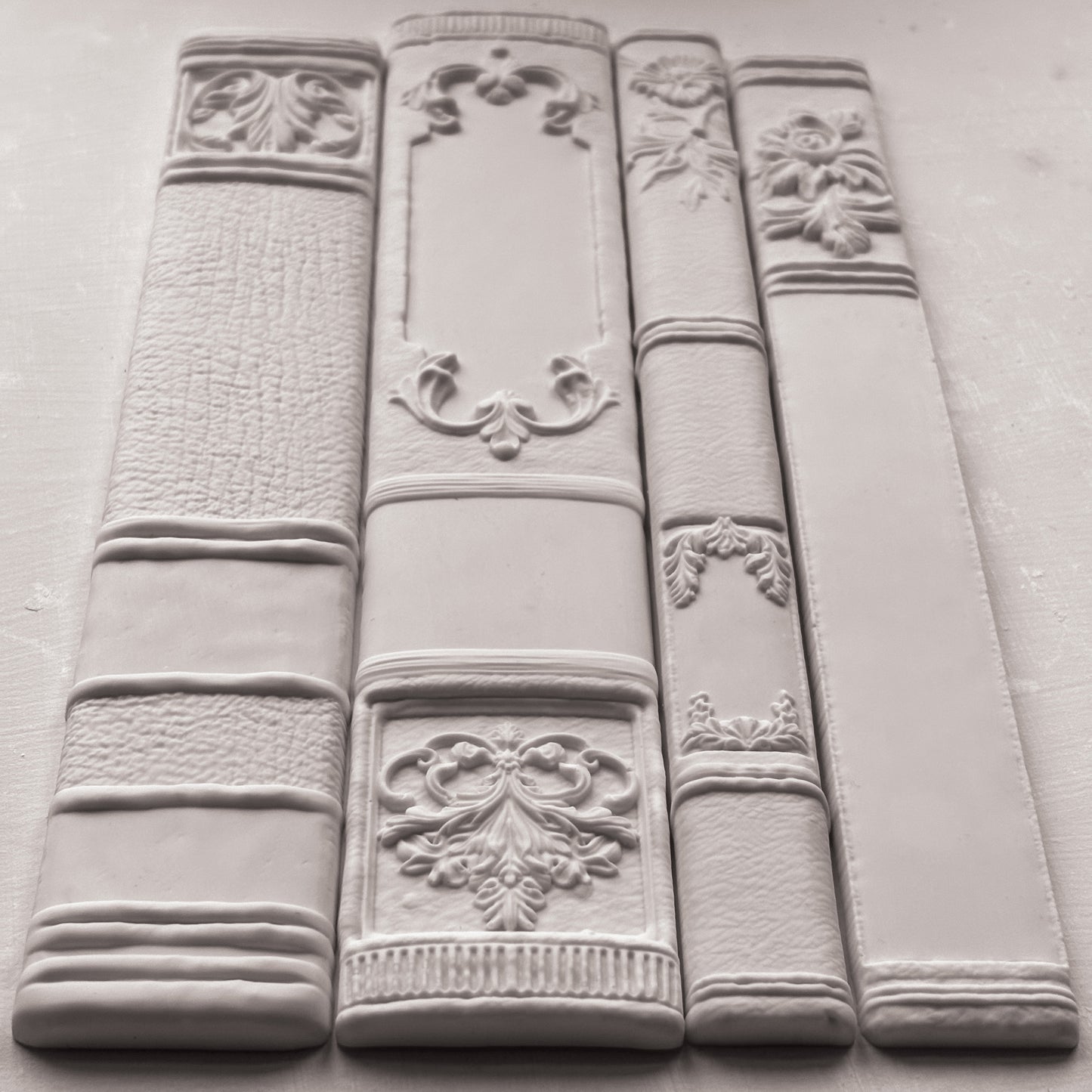 Bookish IOD décor mould 6 x 10 - by Iron Orchid Designs - New Release