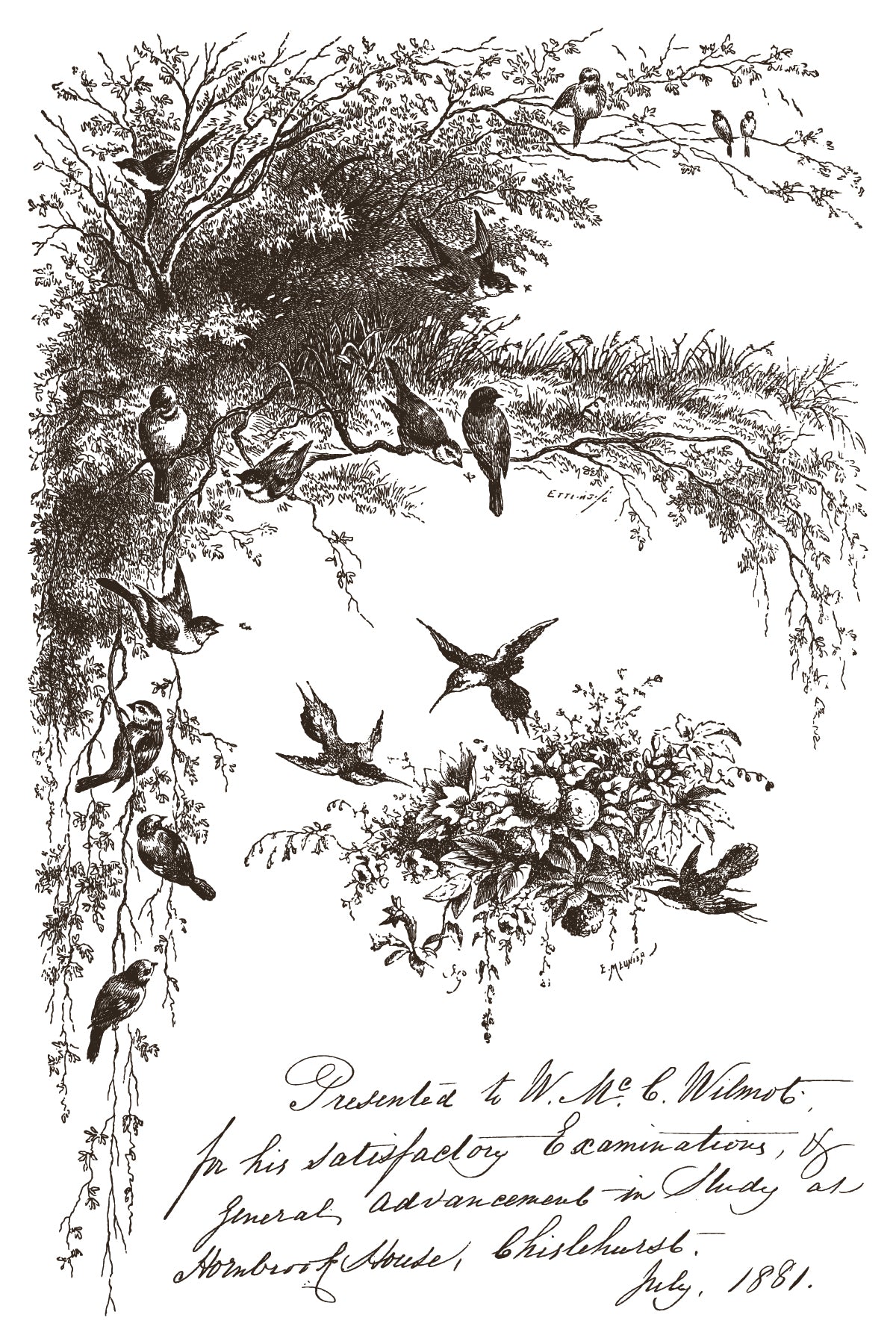 Little Lark IOD Paint Inlay by Iron Orchid Design (8) 8 X 12 Sheets Limited Release