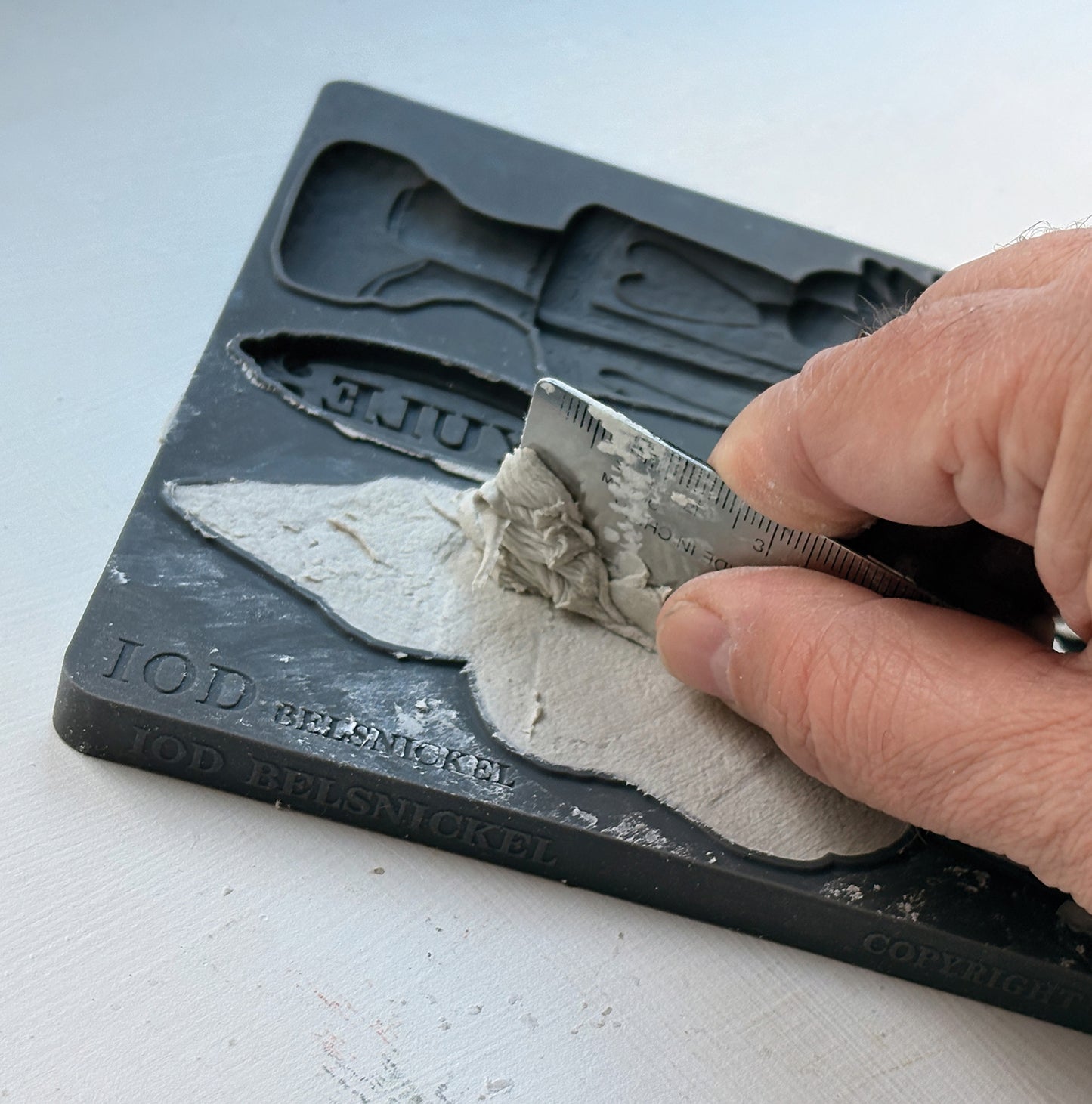 Belsnickel IOD décor mould 6 x 10 - by Iron Orchid Designs - 2026 Limited Holiday Release
