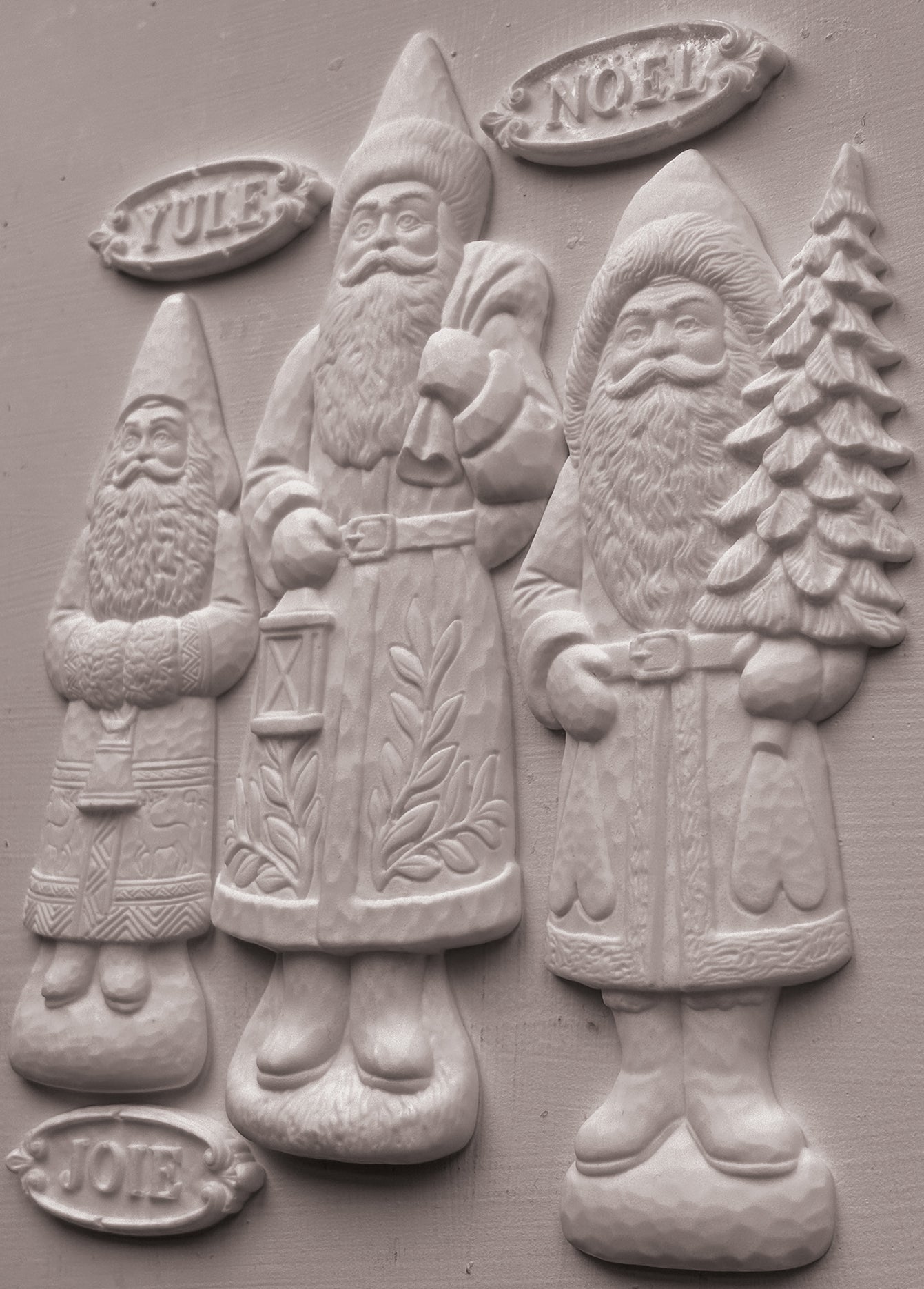Belsnickel IOD décor mould 6 x 10 - by Iron Orchid Designs - 2026 Limited Holiday Release