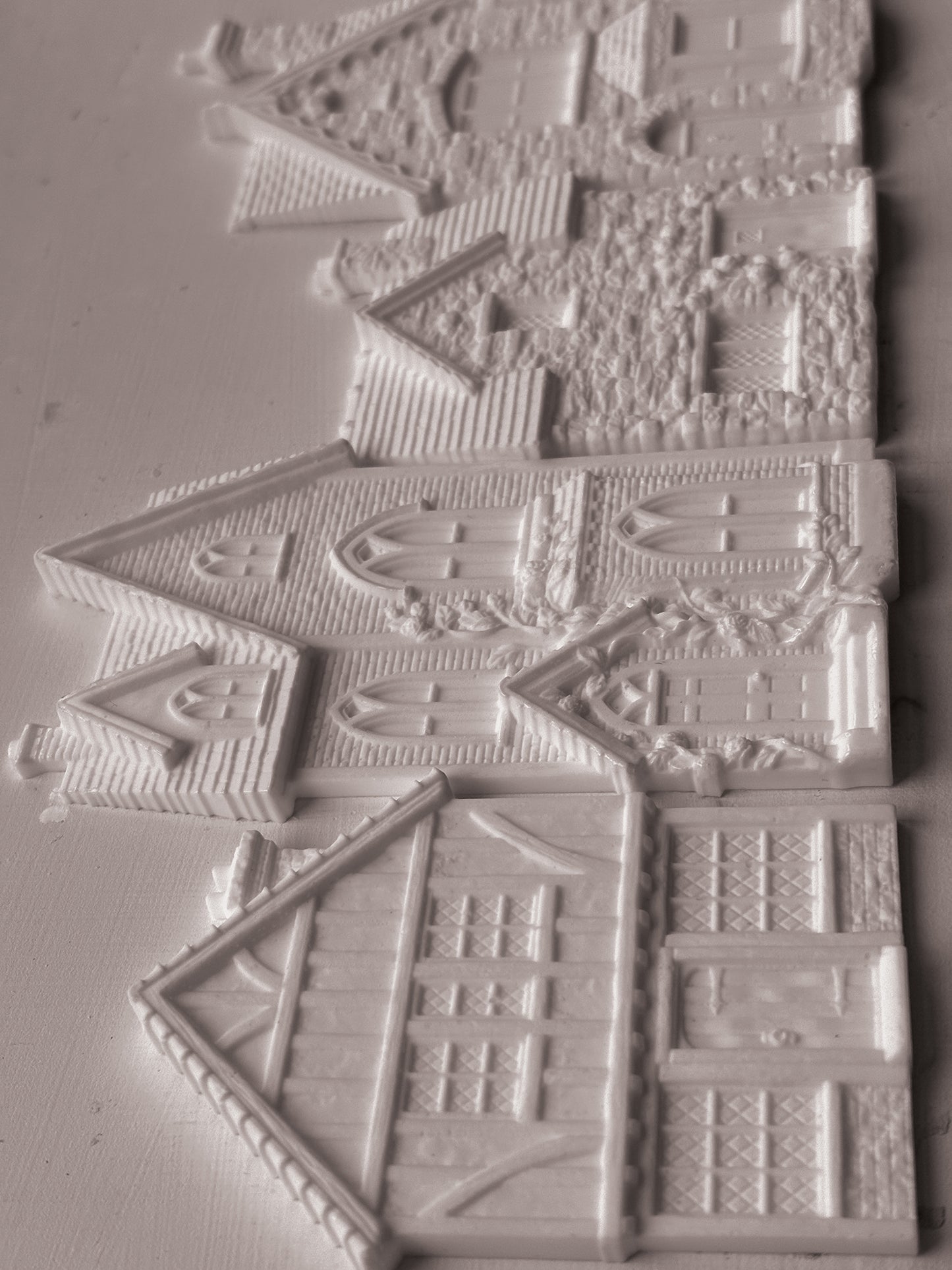 Charlbury Lane IOD décor mould 6 x 10 - by Iron Orchid Designs - New Release