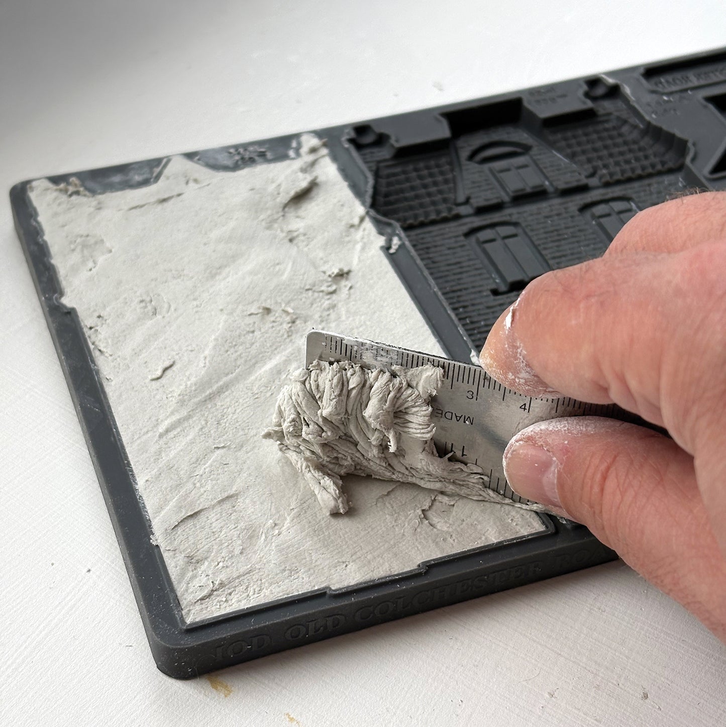 Old Colchester Road IOD décor mould 6 x 10 - by Iron Orchid Designs - New Release