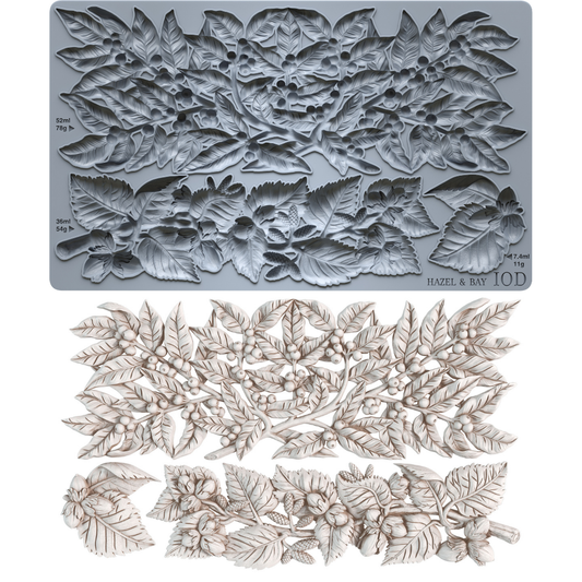 Hazel & Bay IOD décor mould 6 x 10 - by Iron Orchid Designs - 2026 Limited Holiday Release