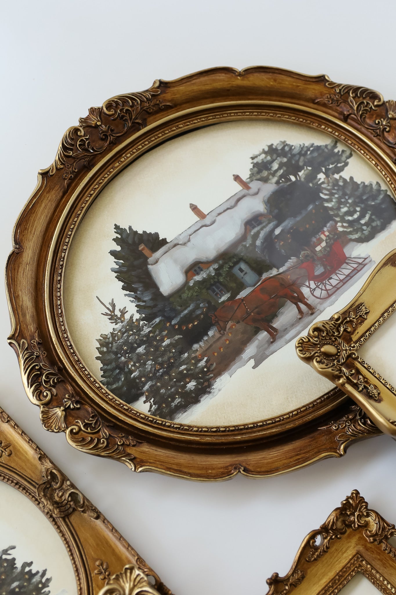 A Cotswold Christmas IOD Transfer Pad with (8) 8 x 12 Sheets by Iron Orchid Designs Rub-On Transfer Decal - 2026 Limited Holiday Release