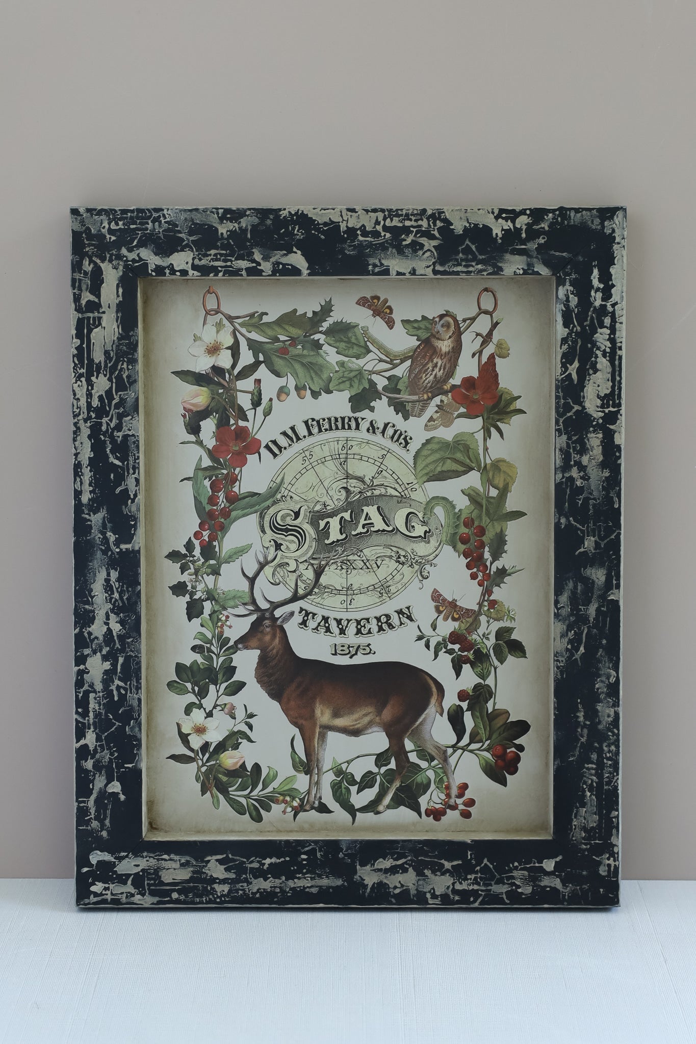 Stag Tavern IOD Transfer Pad with (8) 8 x 12 Sheets by Iron Orchid Designs Rub-On Furniture Transfer Decal - 2026 Limited Holiday Release