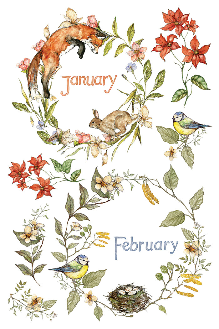 The Bramblewood Diaries IOD Transfer Pad (8) 8 x 12 Sheets by Iron Orchid Designs Rub-On Transfer Decal - 2026 Limited Holiday Release