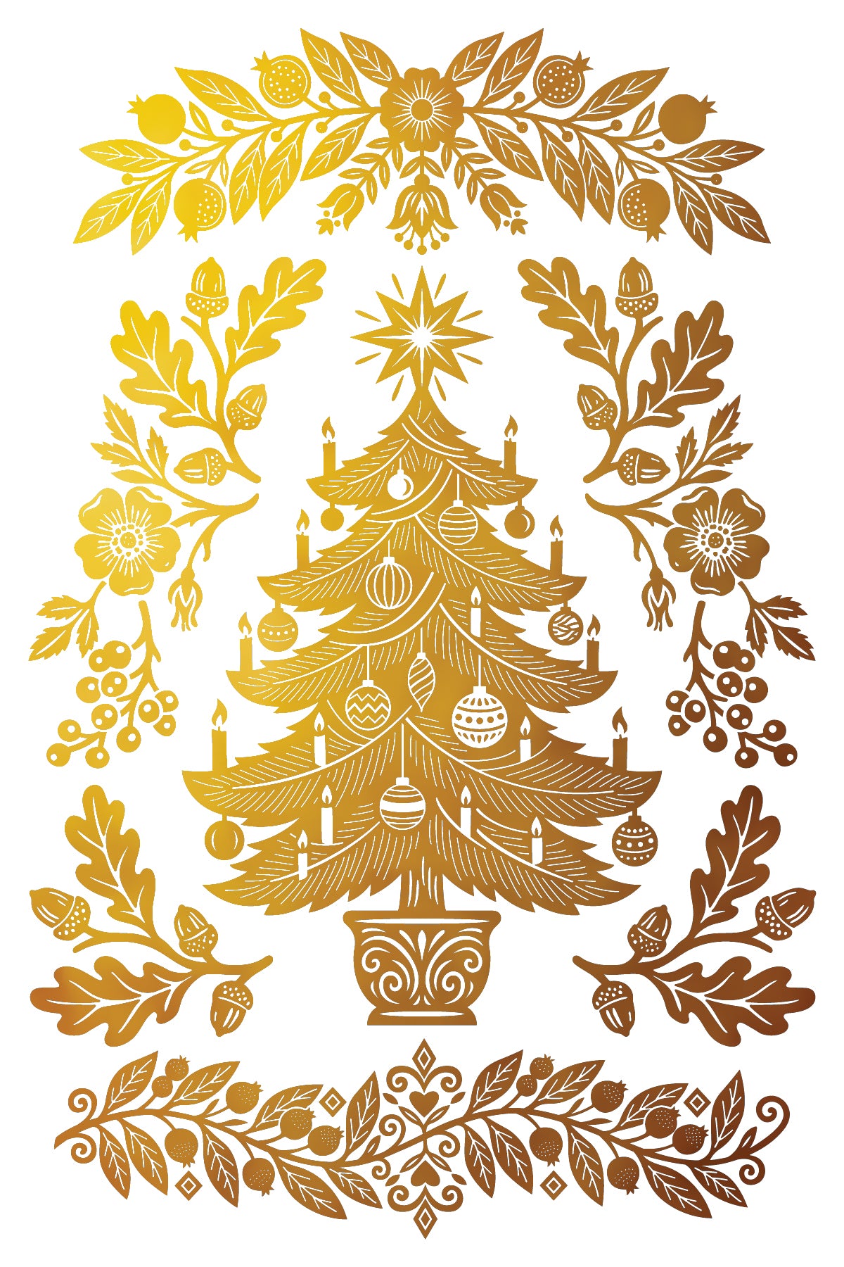 Angels Sing IOD Foil Transfer Pad (8) 8 x 12 Sheets by Iron Orchid Designs Rub-On Furniture Transfer Decal 2026 Limited Holiday Release