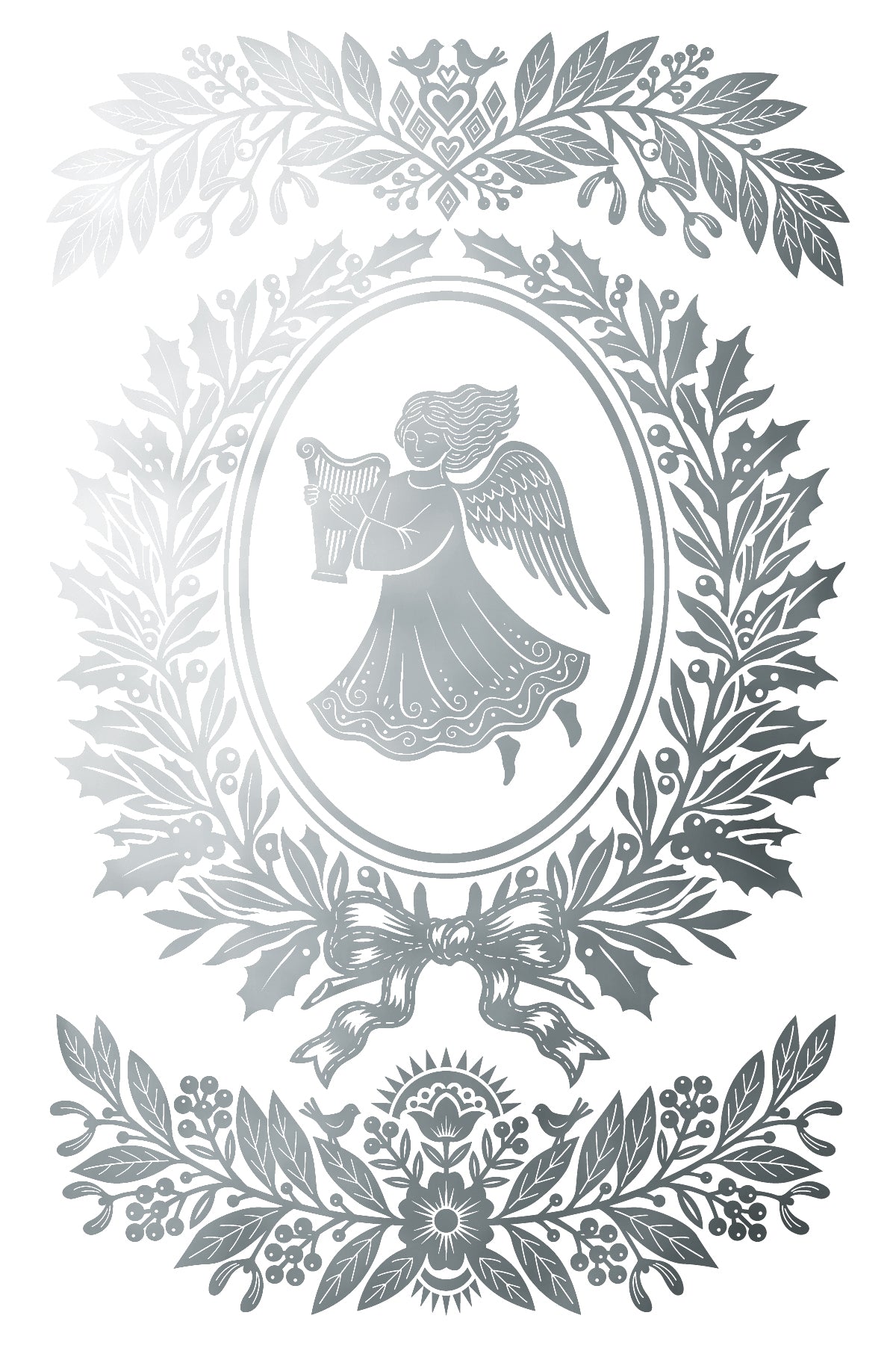 Angels Sing IOD Foil Transfer Pad (8) 8 x 12 Sheets by Iron Orchid Designs Rub-On Furniture Transfer Decal 2026 Limited Holiday Release