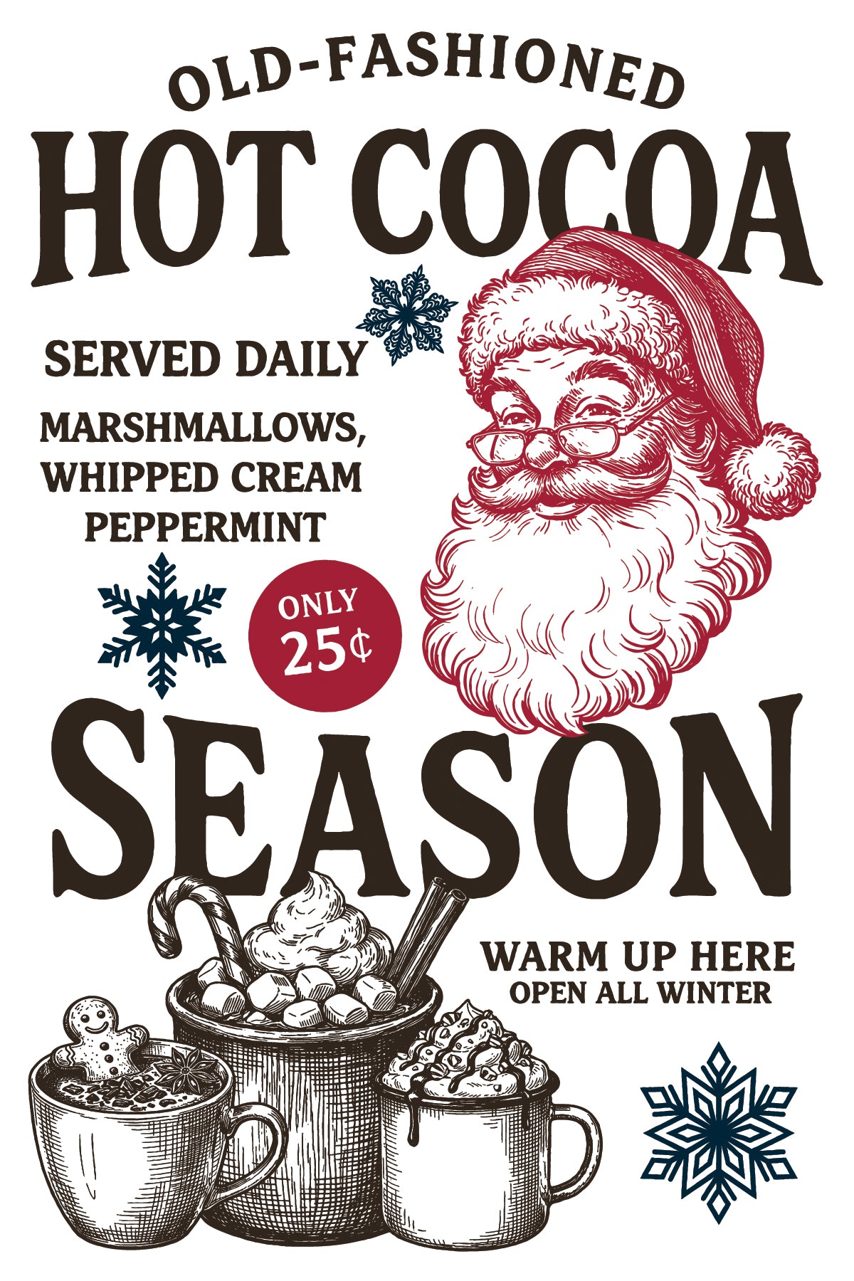 The North Pole Co IOD Paint Inlay by Iron Orchid Design (8) 8 X 12 Sheets - 2026 Limited Holiday Release