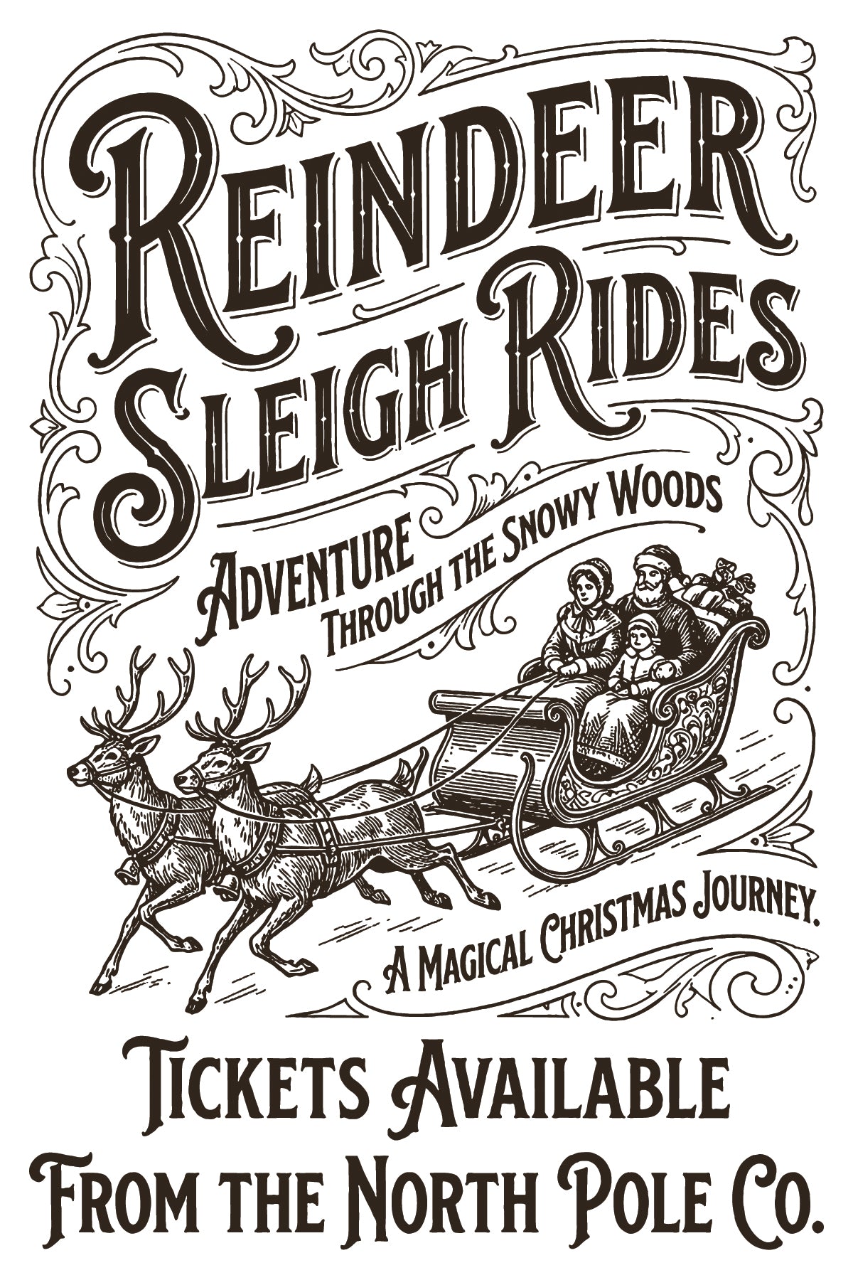 The North Pole Co IOD Paint Inlay by Iron Orchid Design (8) 8 X 12 Sheets - 2026 Limited Holiday Release