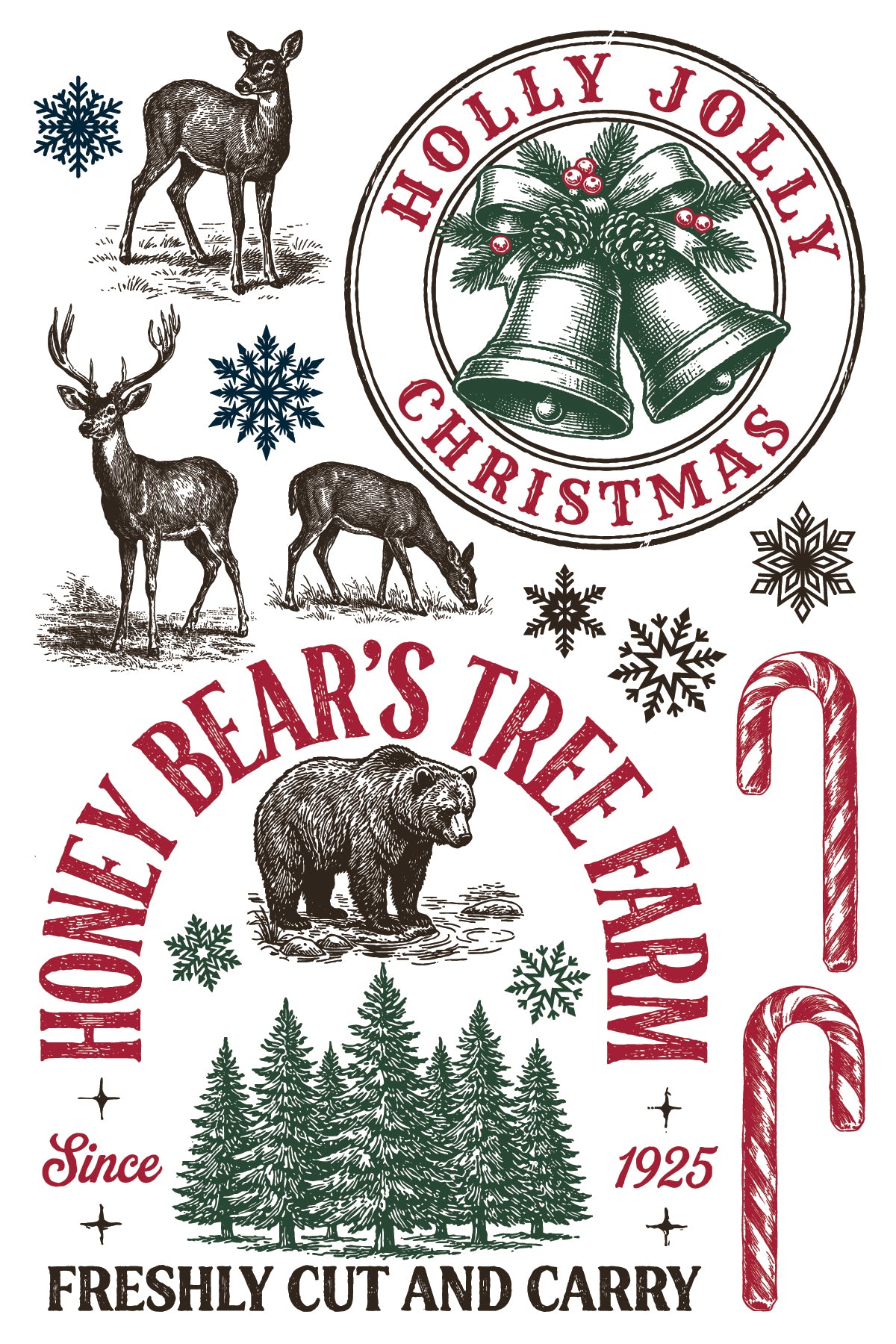The North Pole Co IOD Paint Inlay by Iron Orchid Design (8) 8 X 12 Sheets - 2026 Limited Holiday Release