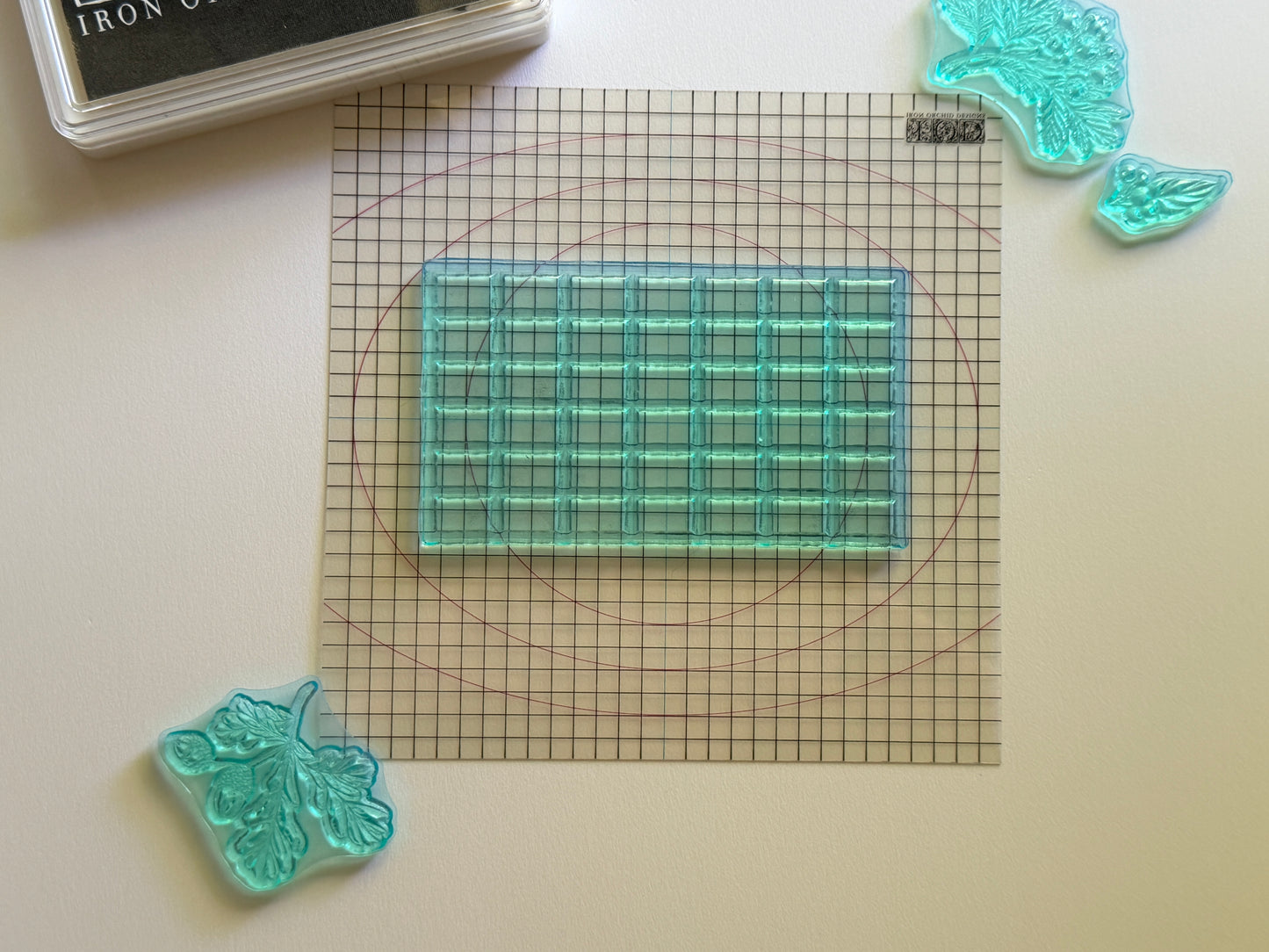 IOD Mini Thin Mount Flexible Acetate Sheet 6" x 6" for Stamping by Iron Orchid Designs - New Release