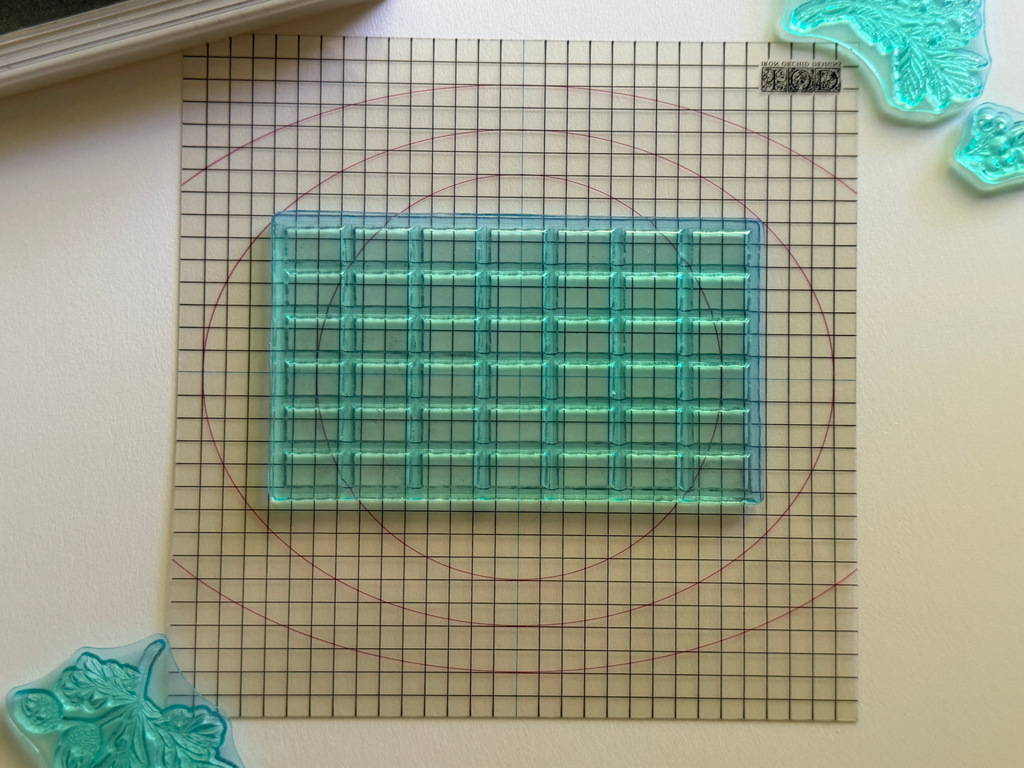 IOD Mini Thin Mount Flexible Acetate Sheet 6" x 6" for Stamping by Iron Orchid Designs - New Release