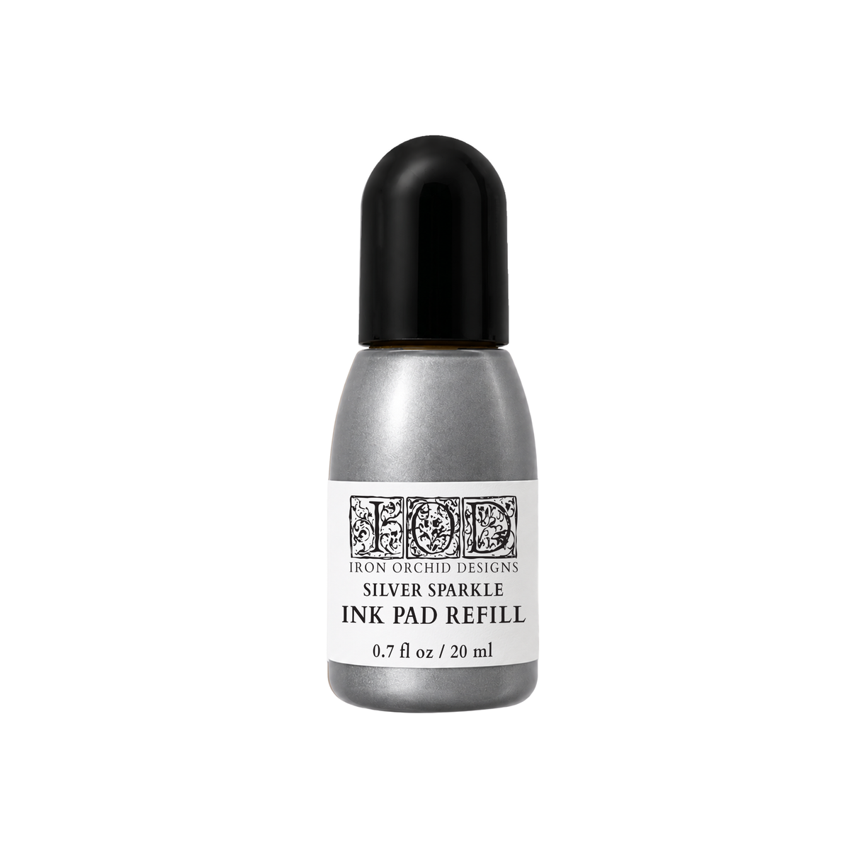 IOD Decor Ink Silver Sparkle - Refill - Pigmented - by Iron Orchid Designs - New Release