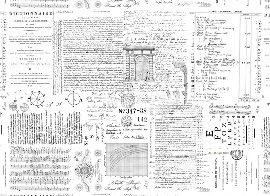 Roycycled Decoupage Paper | Typography Love 20" x 30" Sheet