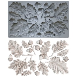 Oak Leaves & Acorns Mould IOD décor mould 6 x 10 - by Iron Orchid Designs - New Release