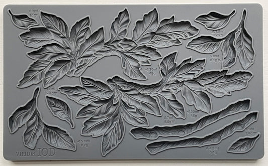 Viridis IOD décor mould 6 x 10 - by Iron Orchid Designs