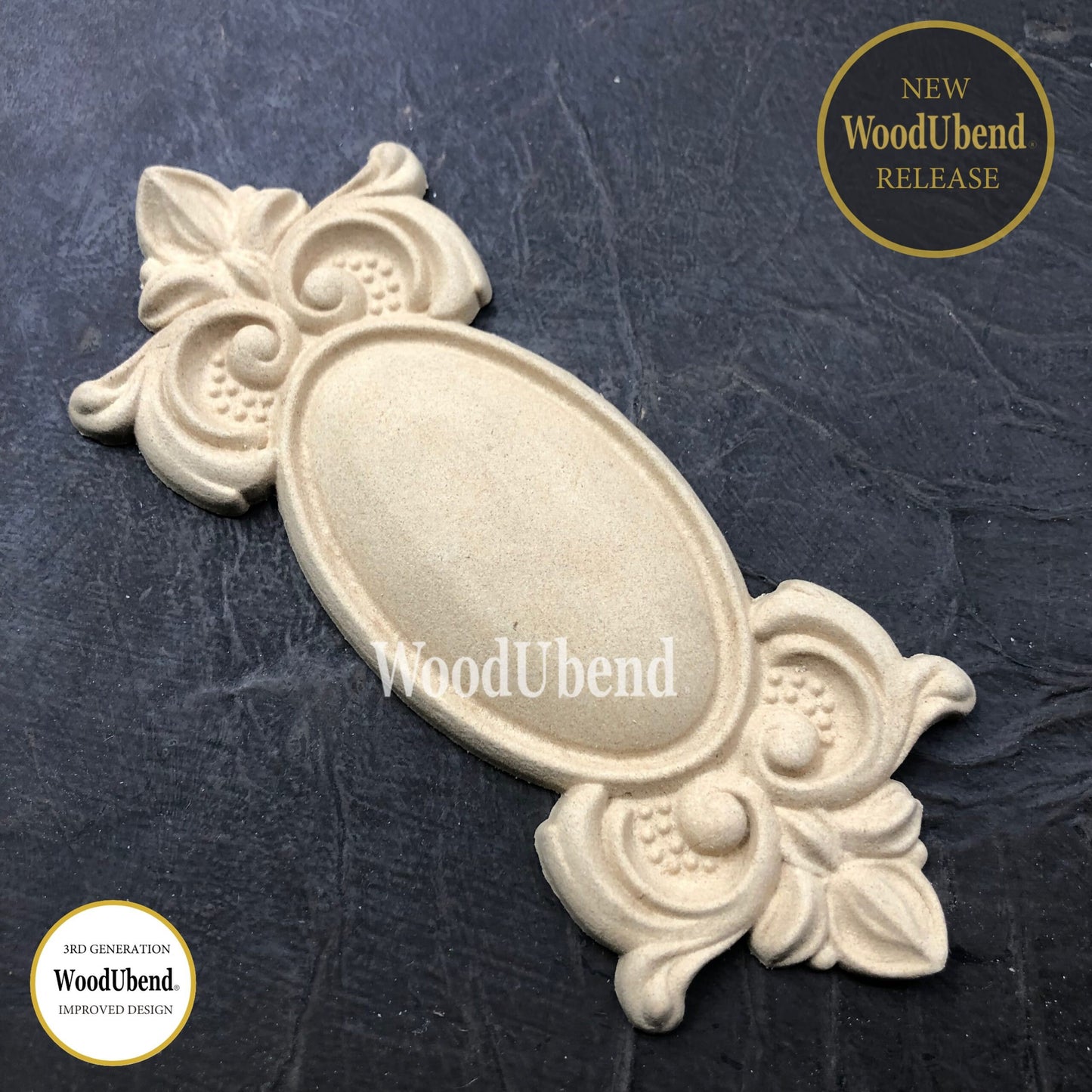 WoodUBend Pack Of Two Plaques WUB6007 (2.55×5.90in)