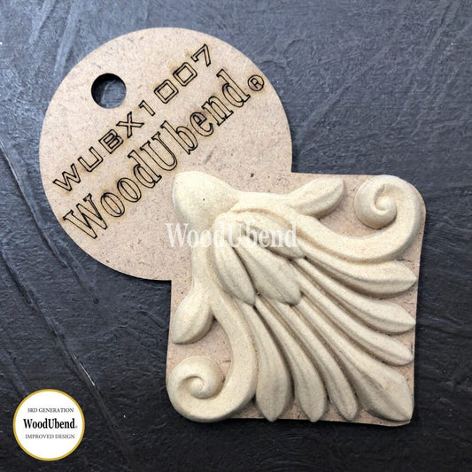 WoodUBend Pack Of Two Decorative Plumes WUBX1007 (3.14×2.95in)