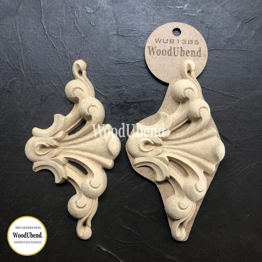 WoodUBend Pack Of Two Decorative Plaques WUB1385 (3.54×6.49in)