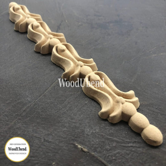 WoodUBend Pack Of Two Decorative Drops WUB1377( 7.87×1.18in)