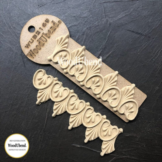WoodUBend Pack Of Two Baroque Designs WUB2169 (1.57×5.11in)