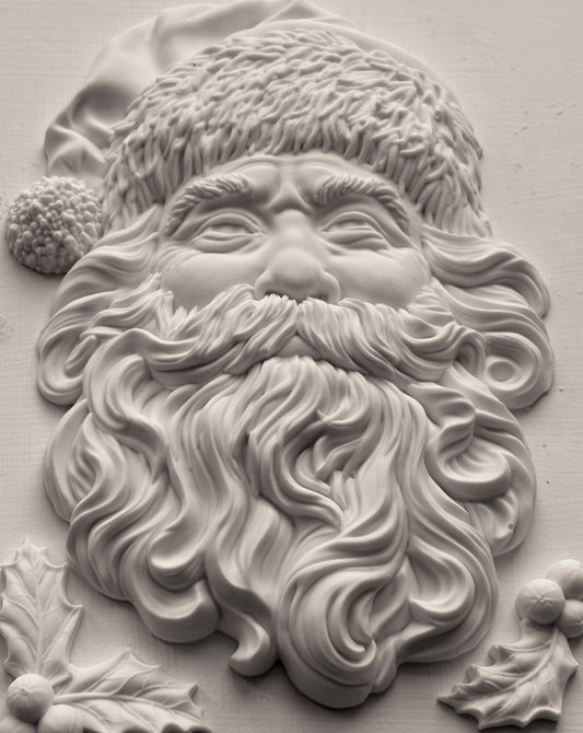 Saint Nick IOD décor mould 5 x 7 - by Iron Orchid Designs - 2025 Holiday Release