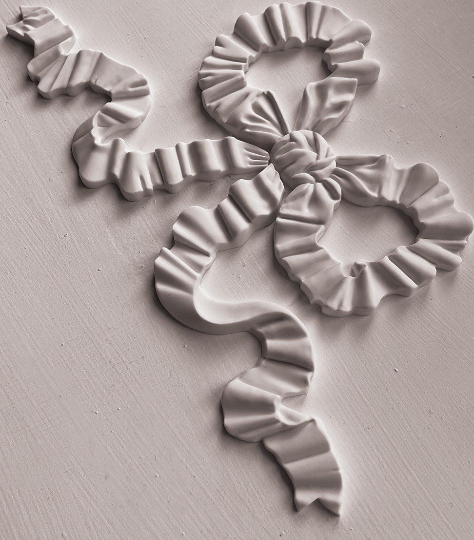 Bows Mould IOD décor mould 6 x 10 - by Iron Orchid Designs - New Release