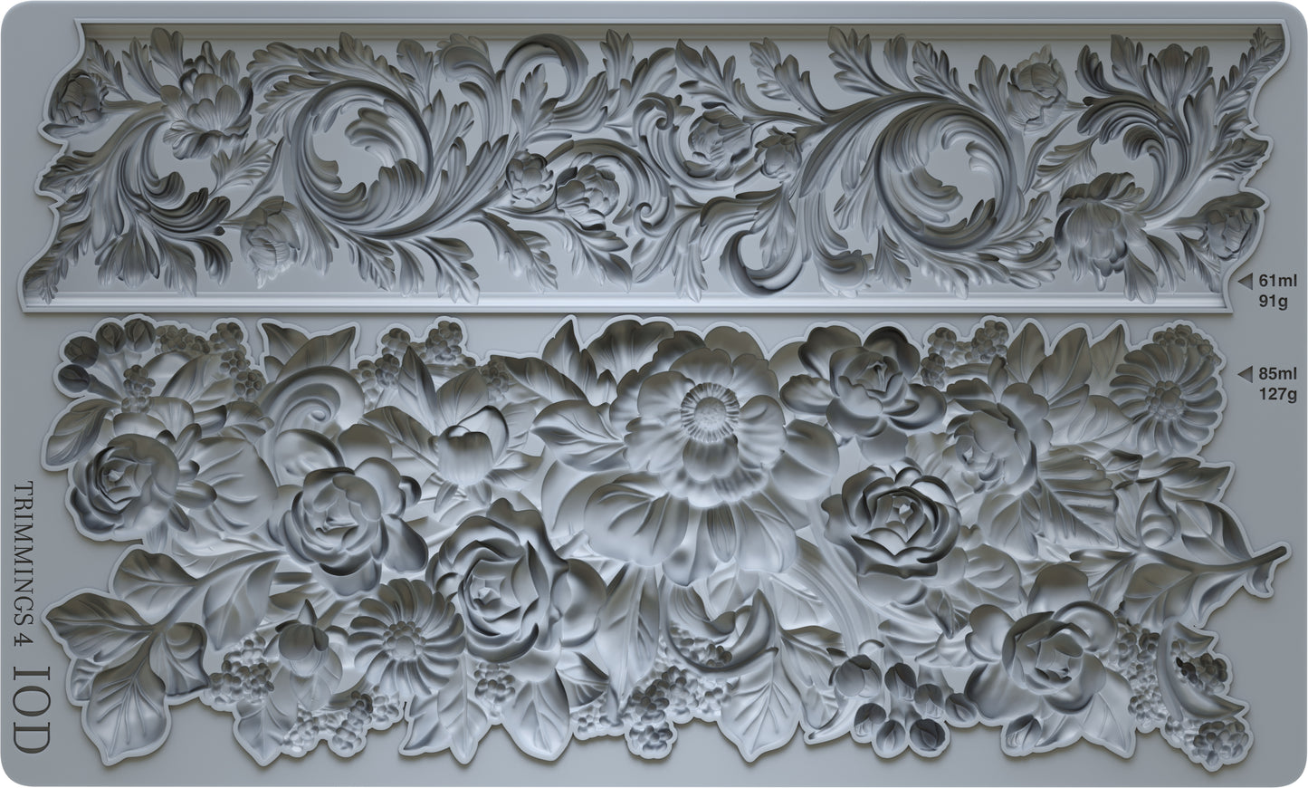 Trimmings 4 IOD décor mould 6 x 10 - by Iron Orchid Designs - New Release