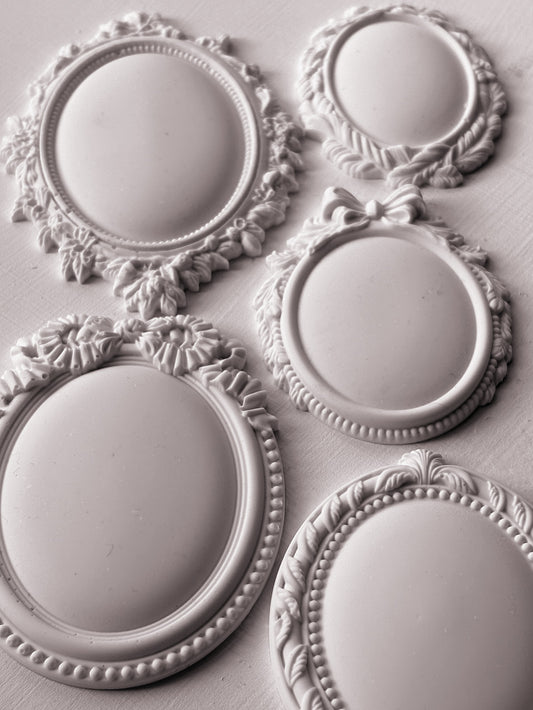 Vintage Brooches IOD décor mould 6 x 10 - by Iron Orchid Designs - New Release