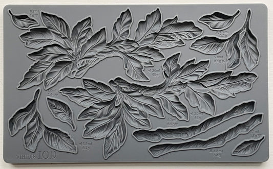 Viridis IOD décor mould 6 x 10 - by Iron Orchid Designs - New Release