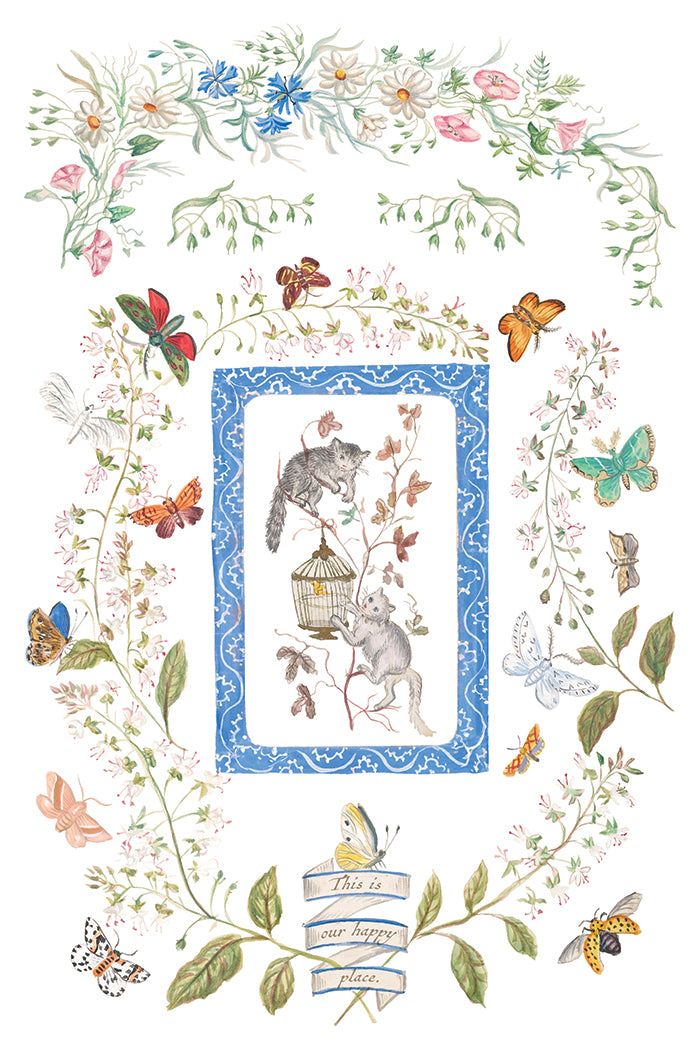 Emily Clare IOD Transfer Pad with (8) 8 x 12 Sheets by Iron Orchid Designs Rub-On Furniture Transfer Decal - New Release