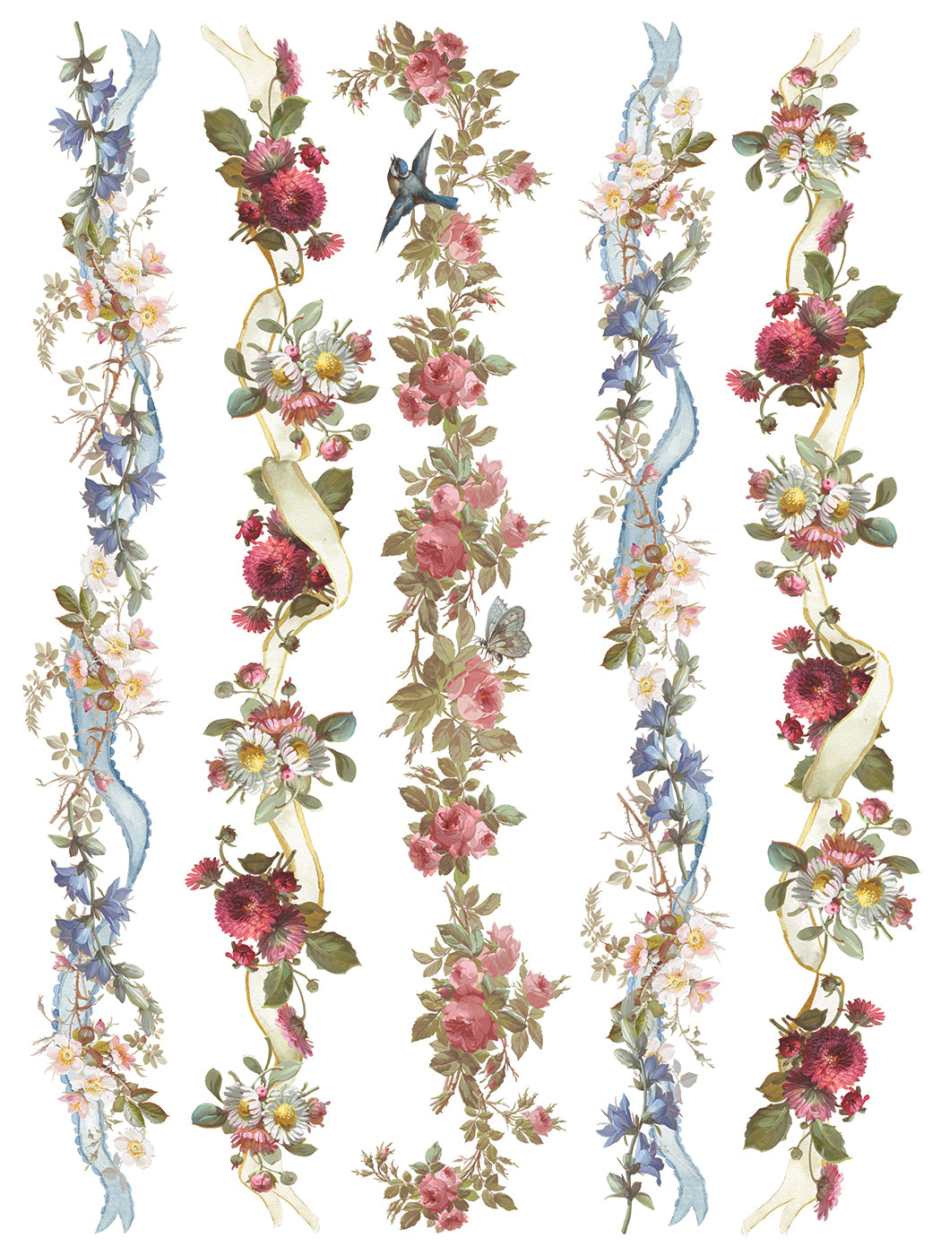 Madeleine IOD Transfer Pad (8) 12 X 16 Sheets by Iron Orchid Designs Rub-On Furniture Transfer Decal - New Release