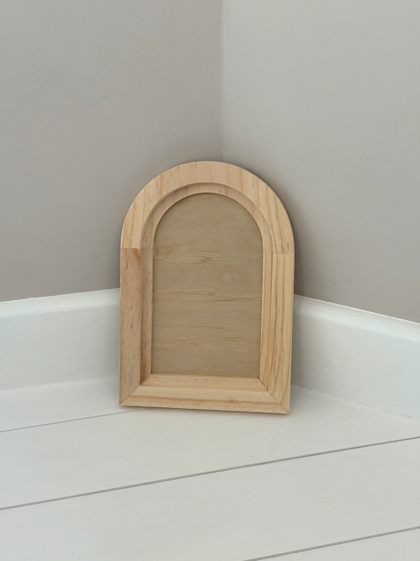 Small Arched Wood Blank 7" X 10" by IOD - Iron Orchid Designs - New Release