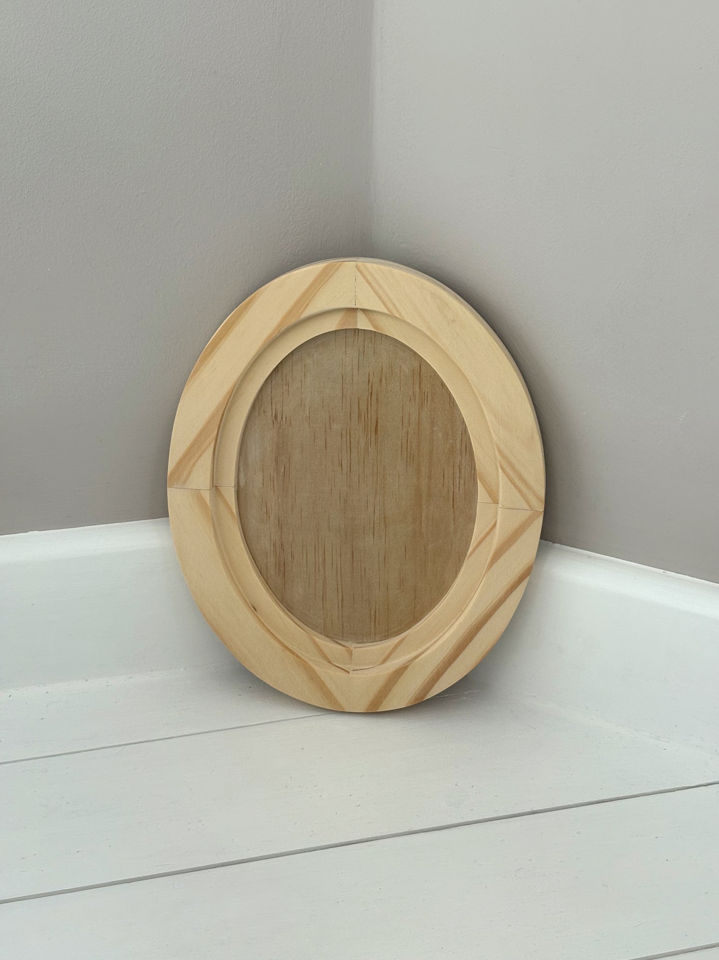 Wood Gallery Blank Oval 8.5" X 10.6" by IOD - Iron Orchid Designs - New Release