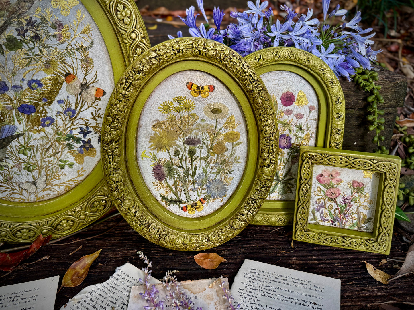 Flora Greca IOD Transfer Pad with (8) 8 x 12 Sheets by Iron Orchid Designs Rub-On Furniture Transfer Decal - New Release