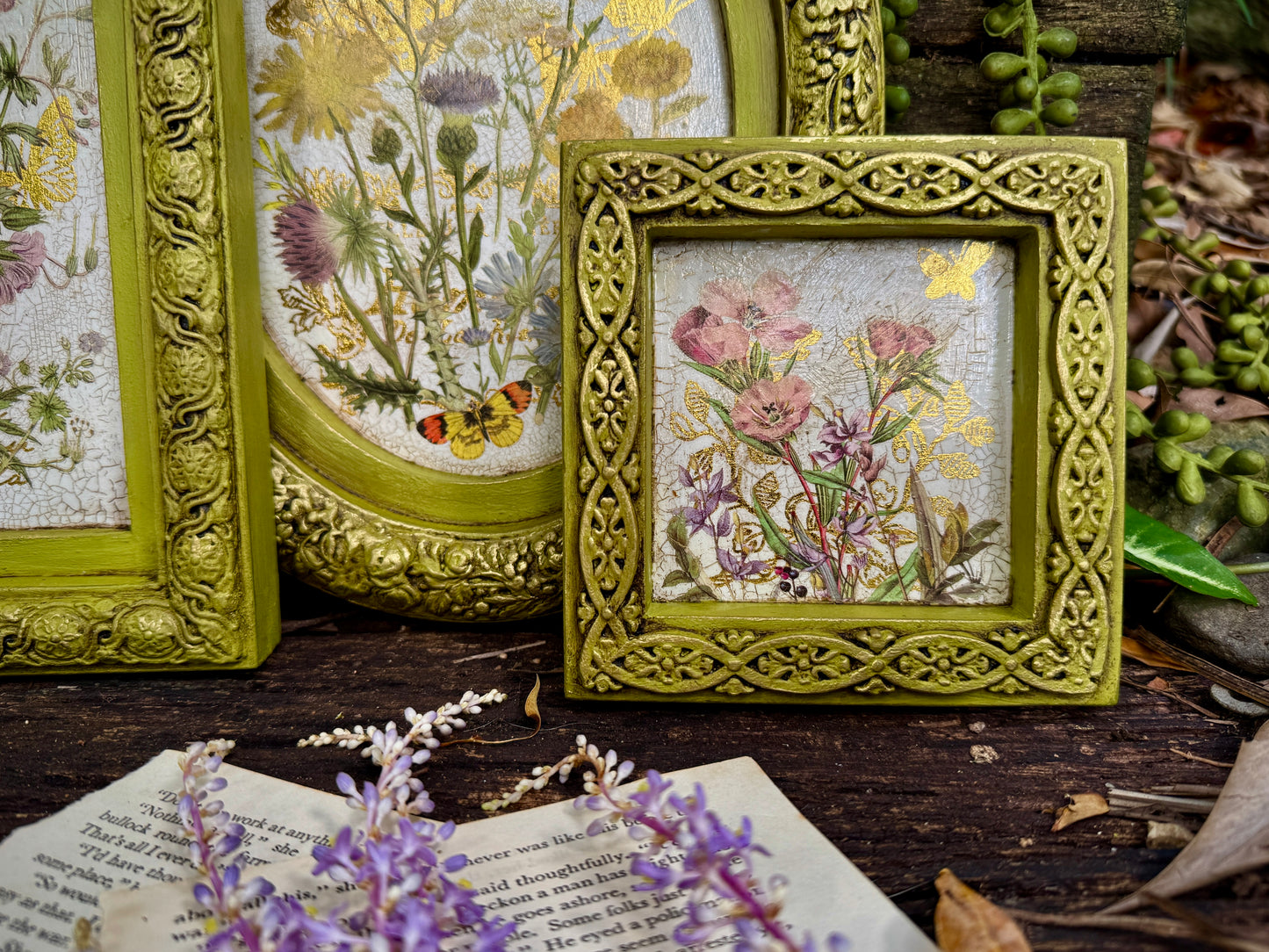 Flora Greca IOD Transfer Pad with (8) 8 x 12 Sheets by Iron Orchid Designs Rub-On Furniture Transfer Decal - New Release