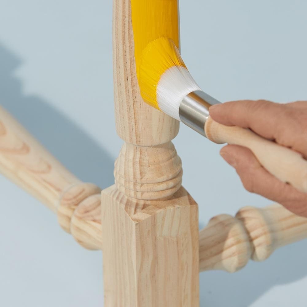 Zibra 1″ stubby round brush paint brush
