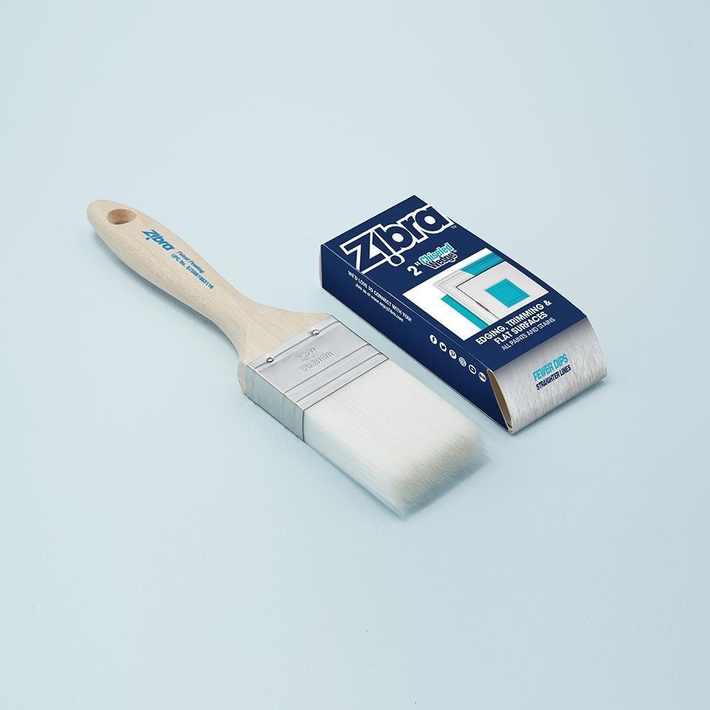 Zibra 2″ chiseled wedge paint brush