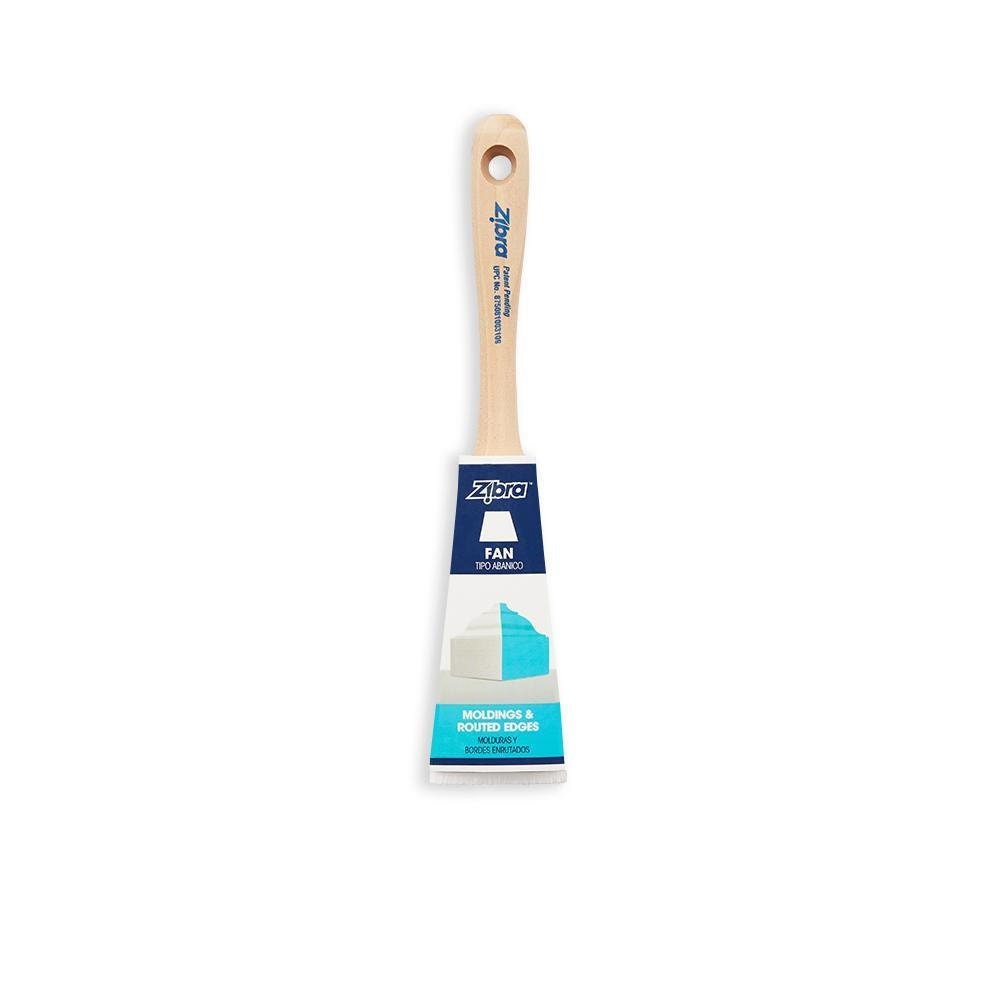 Zibra fan 2" paint brush