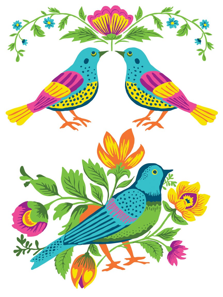 Vida Flora IOD Paint Inlay by Iron Orchid Design (8) 12 X 16 Sheets - Limited Release