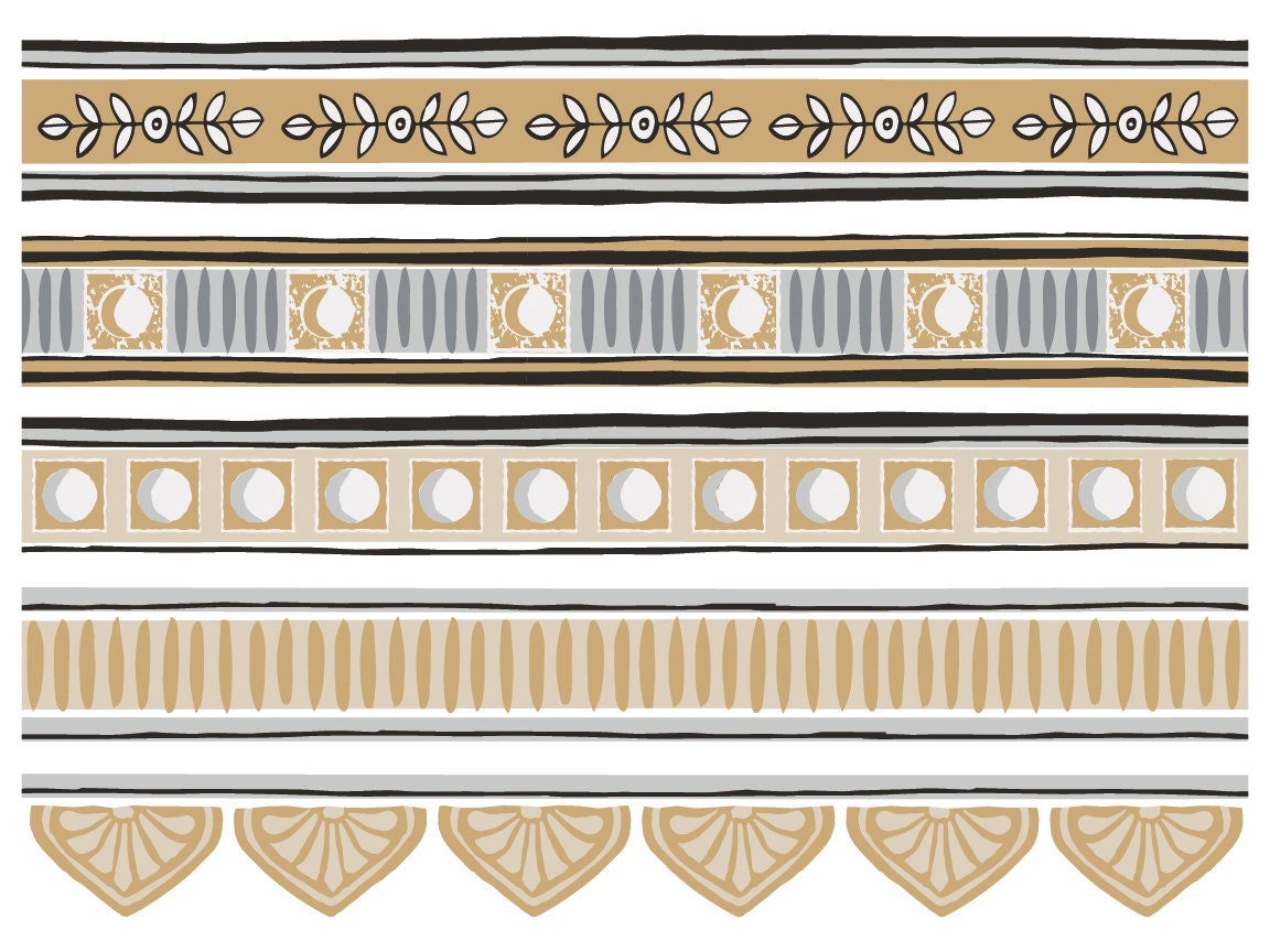 Classic Cameos  IOD Paint Inlay by Iron Orchid Design (8) 12 X 16 Sheets - Limited Release