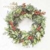 Christmas Wreaths ITD Decoupage  Rice Paper |  6 sheets of rice paper 6" x 6" each 6 different designs in one package RSM100